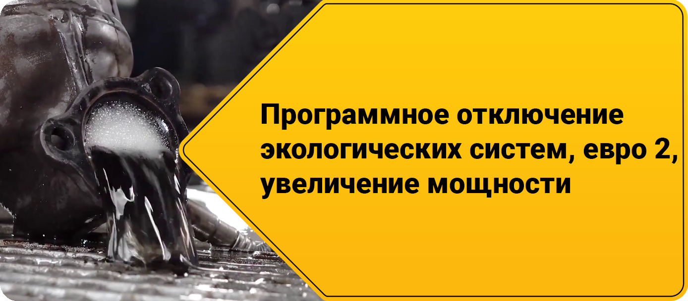  Программное отключение экологических систем, евро 2, увеличение мощности